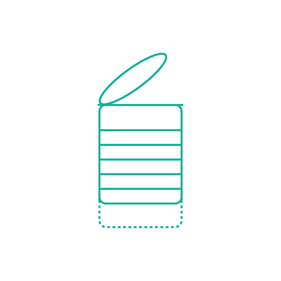 Reduser Materiale Metall Grønn