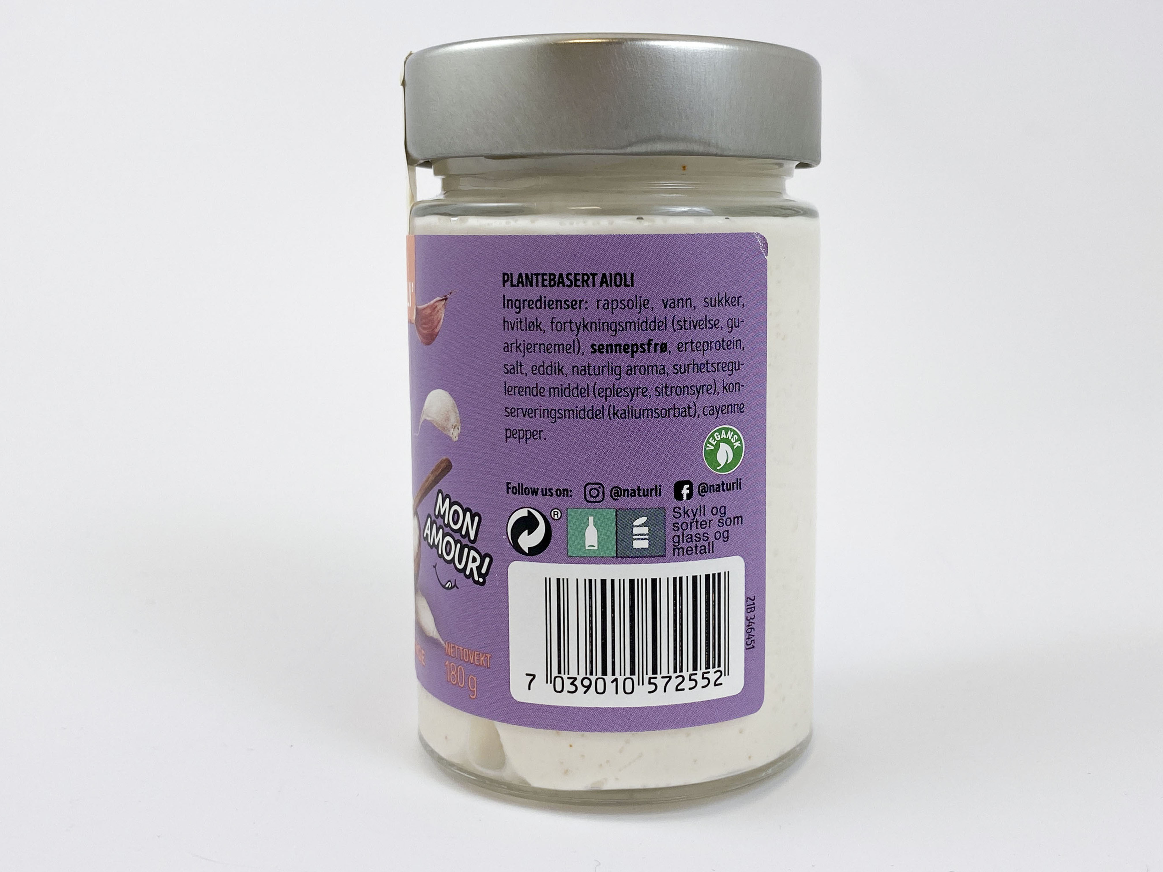 Plantebasert Aioli GPN 02024 Foto Grønt Punkt Norge