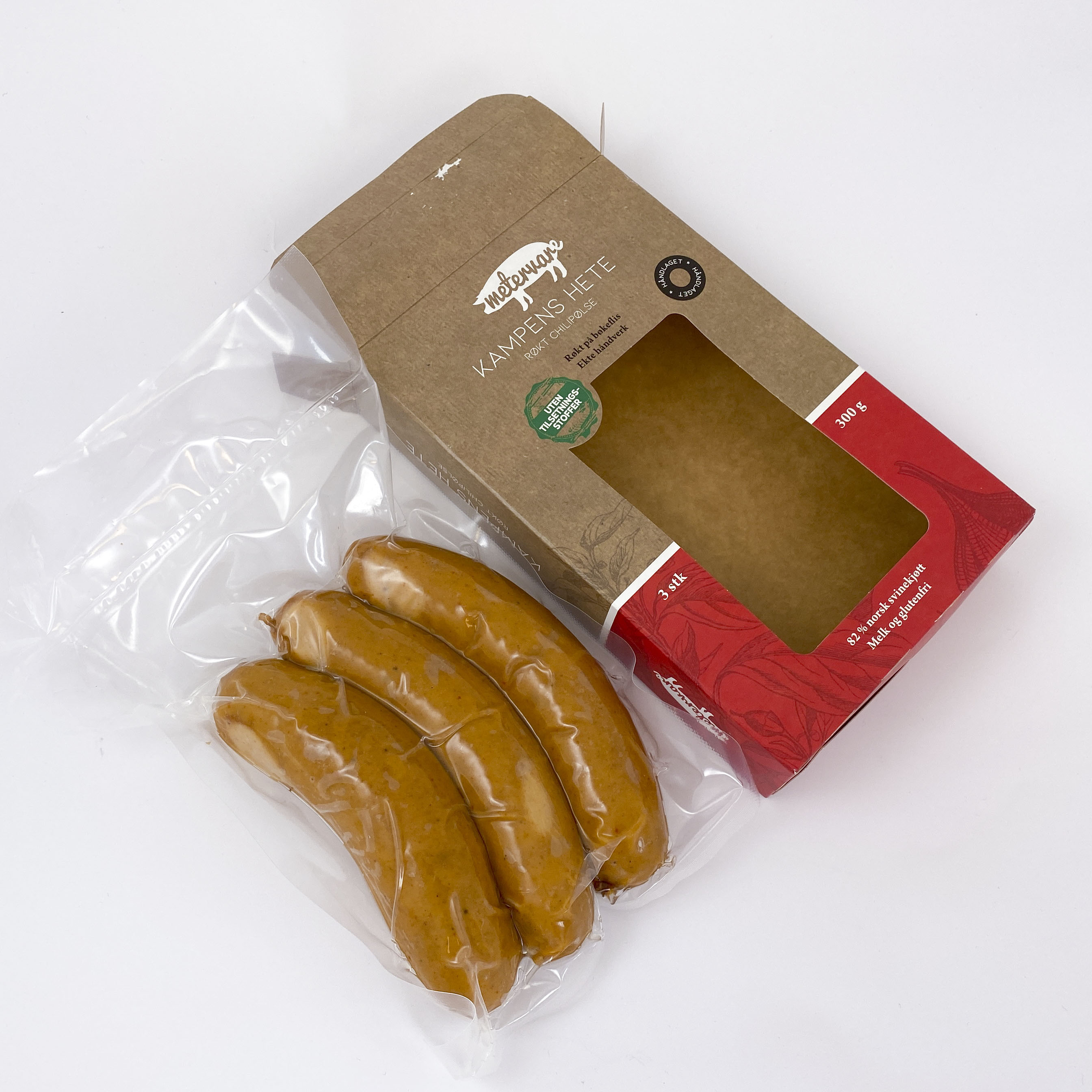 Metervare Kampens Hete Chilipolse GPN 02037 Foto Grønt Punkt Norge