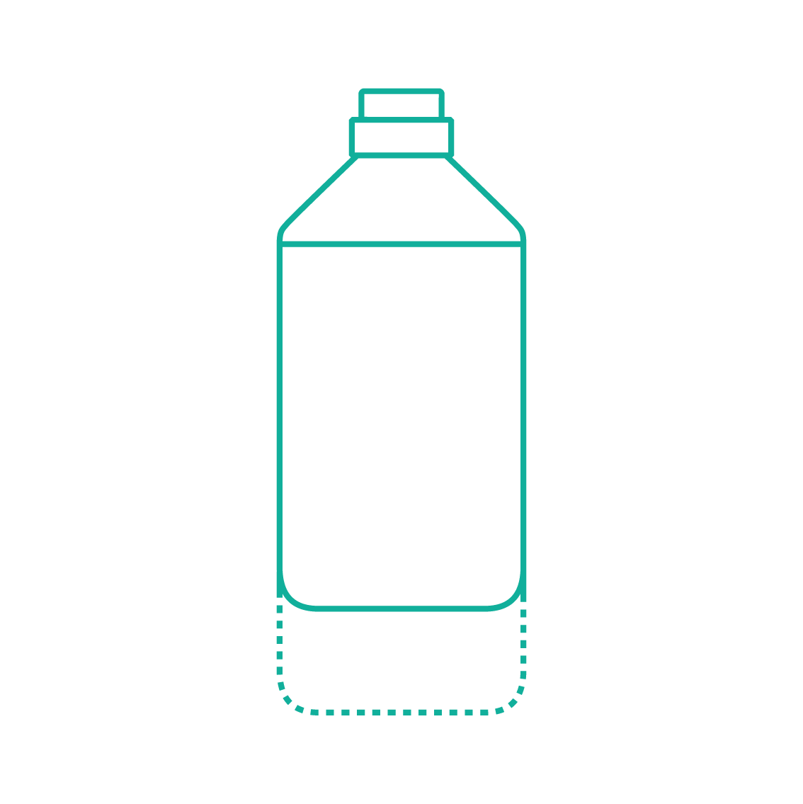 Reduser Materiale Plast Grønn