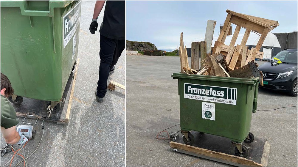 Plukkanalyse av treemballasje