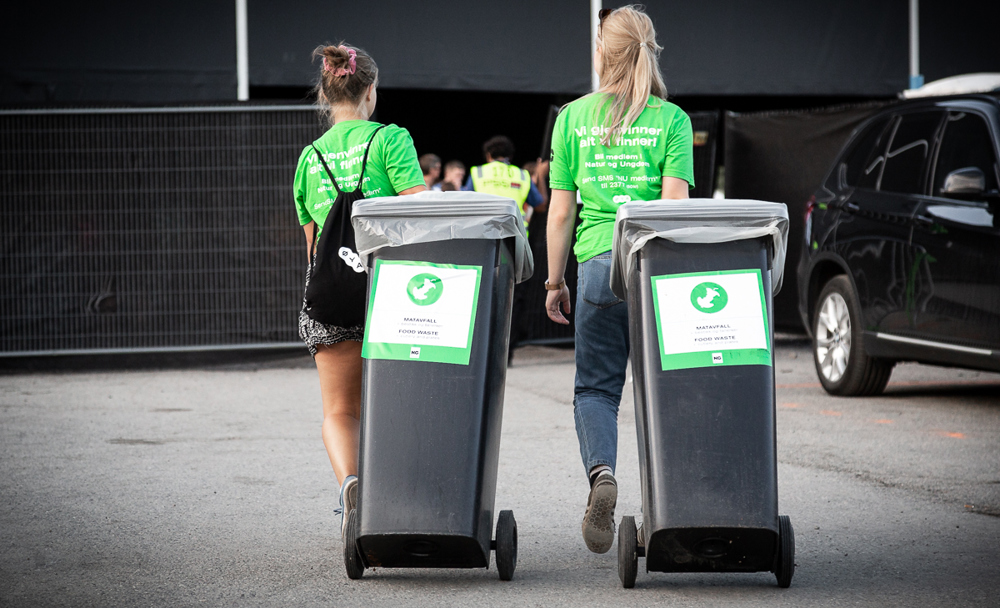 Ungdom fra Natur og Ungdom under Øya-festivalen