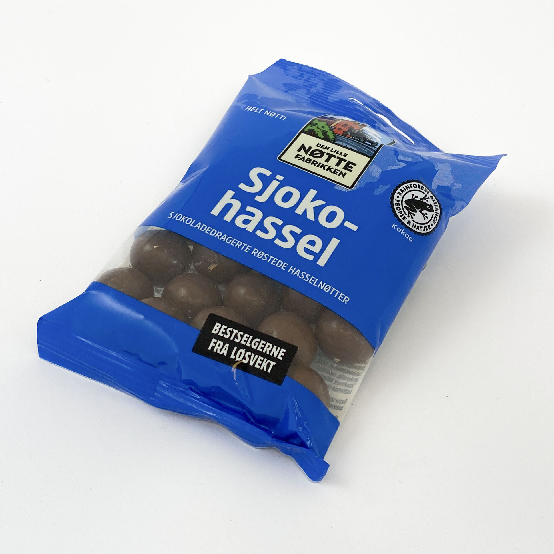 Den Lille Nottefabrikken Sjokohassel GPN 02029 Foto Grønt Punkt Norge