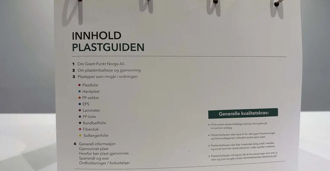 Plastguiden Innhold