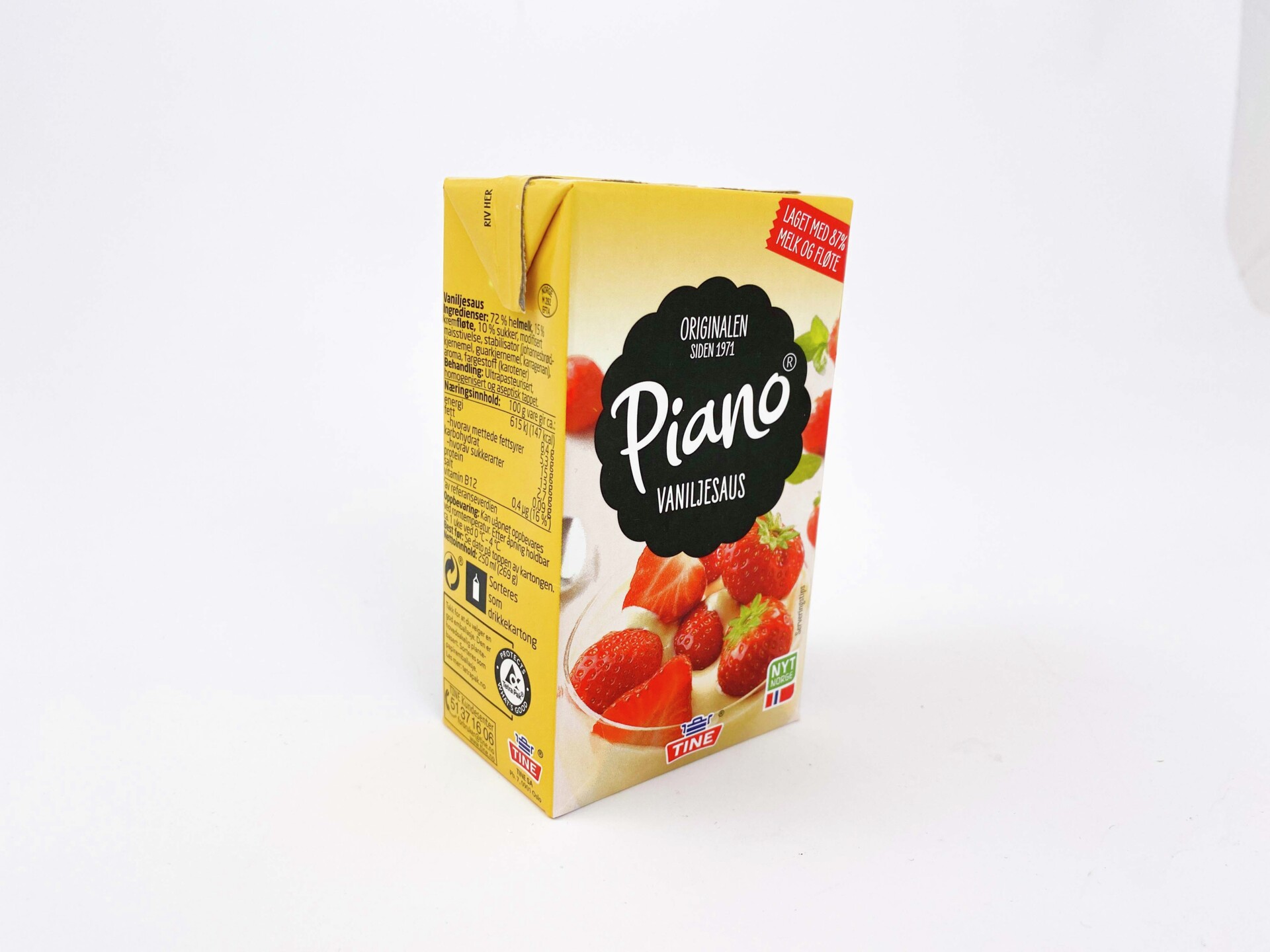 Piano Vaniljesaus GPN 02044 1920 Foto Grønt Punkt Norge