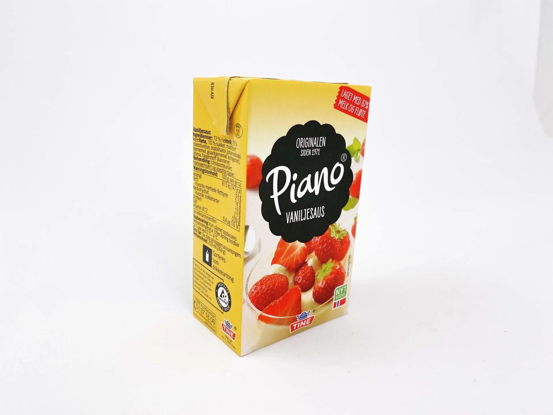 Piano Vaniljesaus GPN 02044 1920 Foto Grønt Punkt Norge
