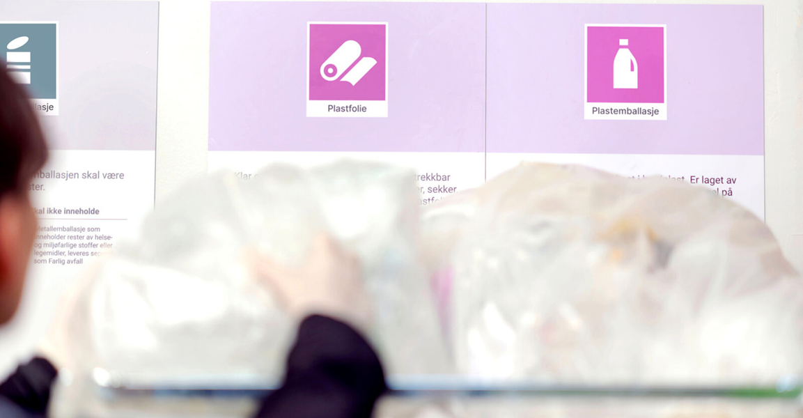 Avfallsrom Plastfolie Plastemballasje Legg Merke Til Merkene Foto Herman Ekendahl Dreyer For LOOP
