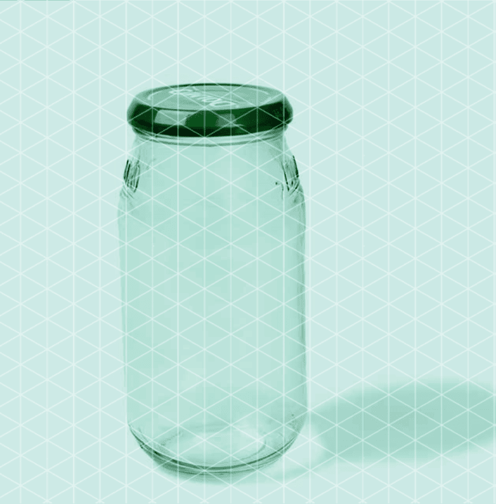 Illustrasjonsbilde av glass