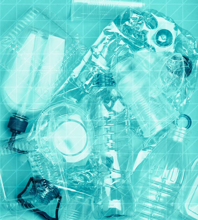 Illustrasjonsbilde av plastflasker