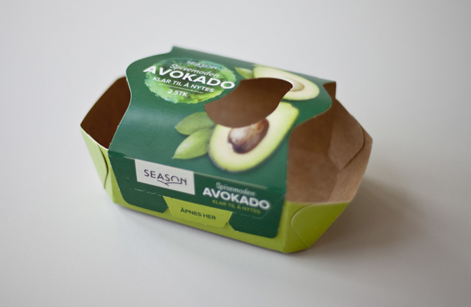 Avokado-emballasje
